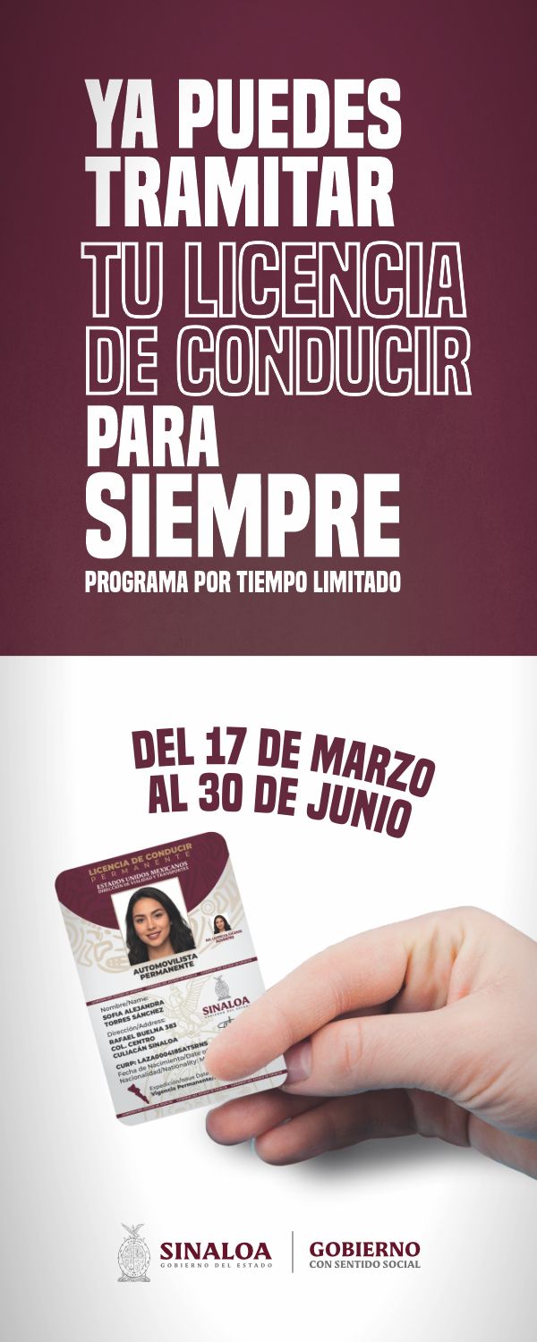 Licencia Permanente Culiacán